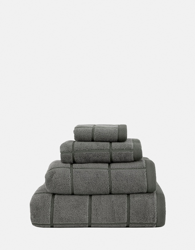 Linen House - Geneva Charcoal Towel Collection