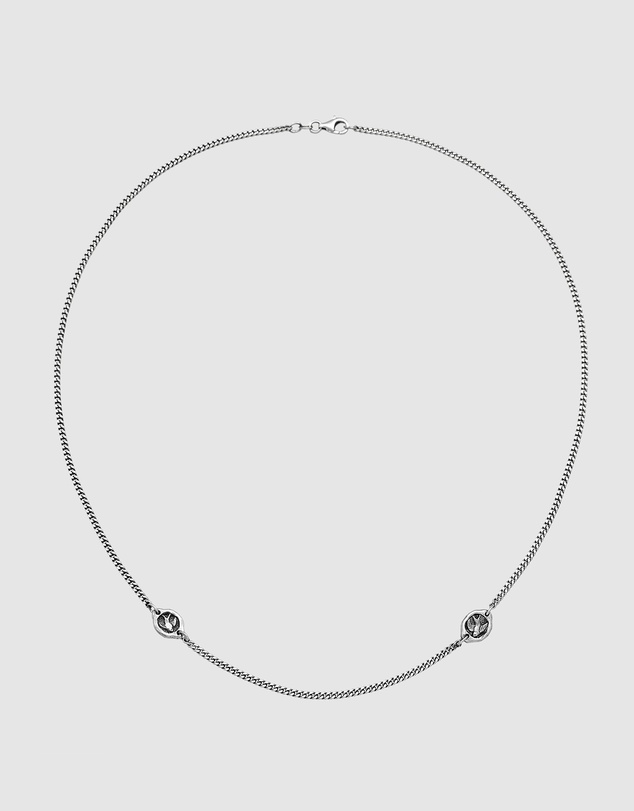 Haze & Glory - ICONIC EXCLUSIVE - Swallow Necklace in Oxidised 925 Silver