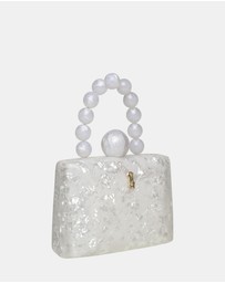 Steve Madden - BAllure White/Gold Handbag