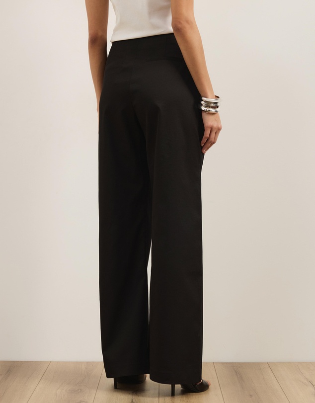 Atmos&Here - Olivia Pleated Wide Leg Tailored Pants
