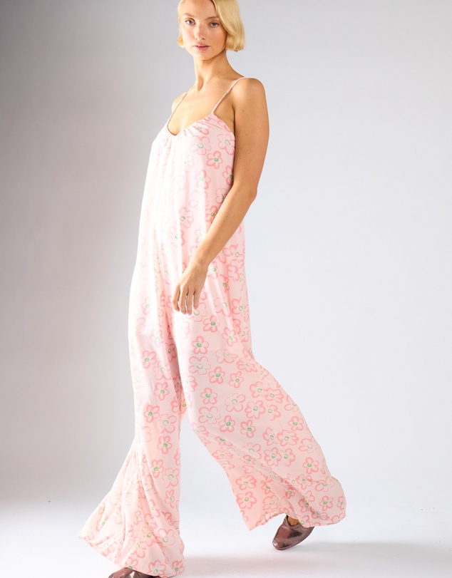 Glamorous - Loose-Fit Lace-Up Jumpsuit