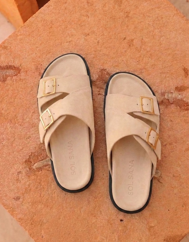 Sol Sana - Sato Footbed Taupe Suede