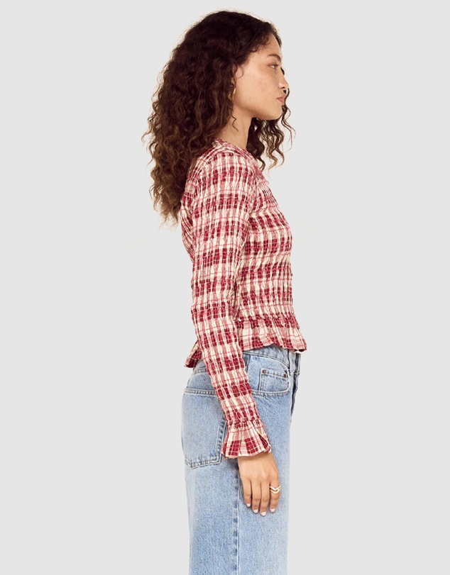 MINKPINK - Anouk Shirred Top