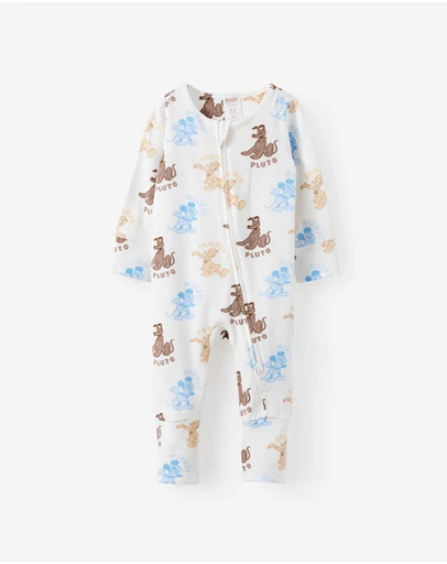 Cotton On Kids - Growie Long Sleeve Zip Romper - License