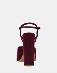 Steve Madden - Miliana Dark Cherry Heels