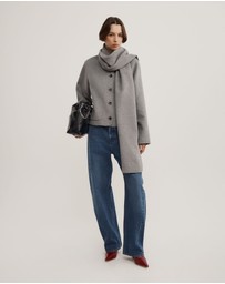 Witchery - Crop Scarf Coat