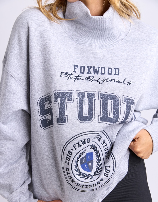 Foxwood - Studio Mock Neck Crew