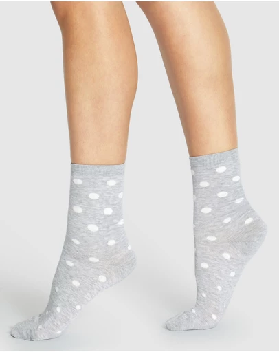 Levante - 3 Pack Gigi Spot Crew Sock