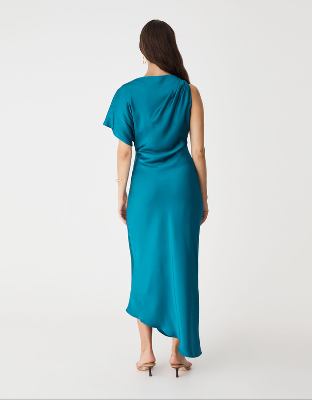 Forcast - Aurelia Asymmetric Satin Dress