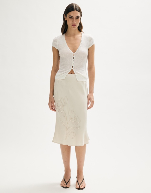 Minima Esenciales - Amelie Beaded Midi Skirt