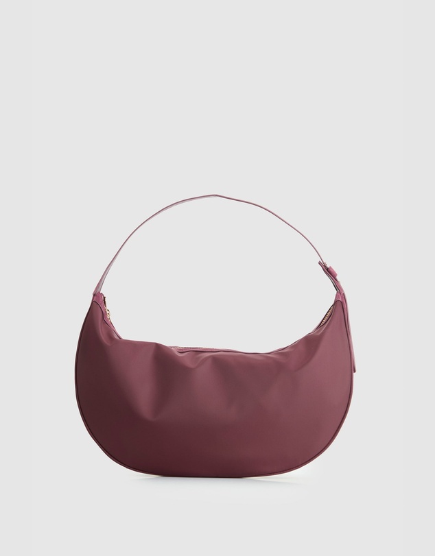 Evity - Noemie Leather Trim Shoulder Bag