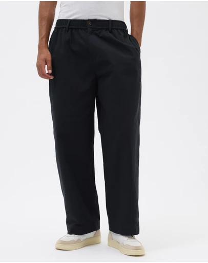 AERE - Organic Cotton Barrel Leg Pants