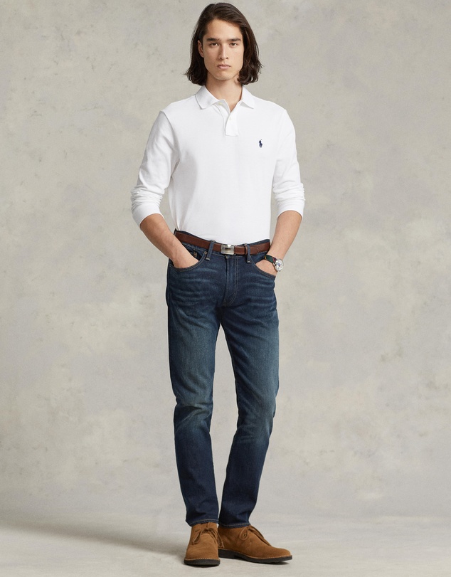 Polo Ralph Lauren - ICONIC EXCLUSIVE - Long Sleeve Knit Basic Mesh Polo