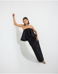 Pasduchas - Pippa Drape Maxi Dress
