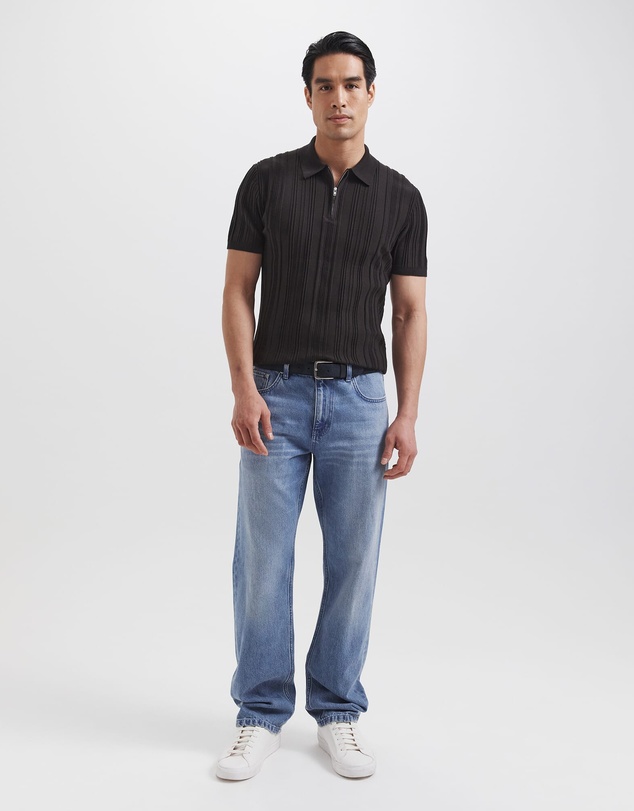 SABA - Cerrone Cotton Nylon Knit Polo