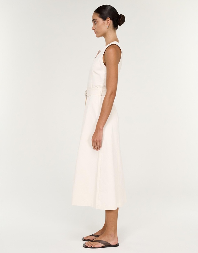 Staple the Label - Roselle Belted Midi Dress