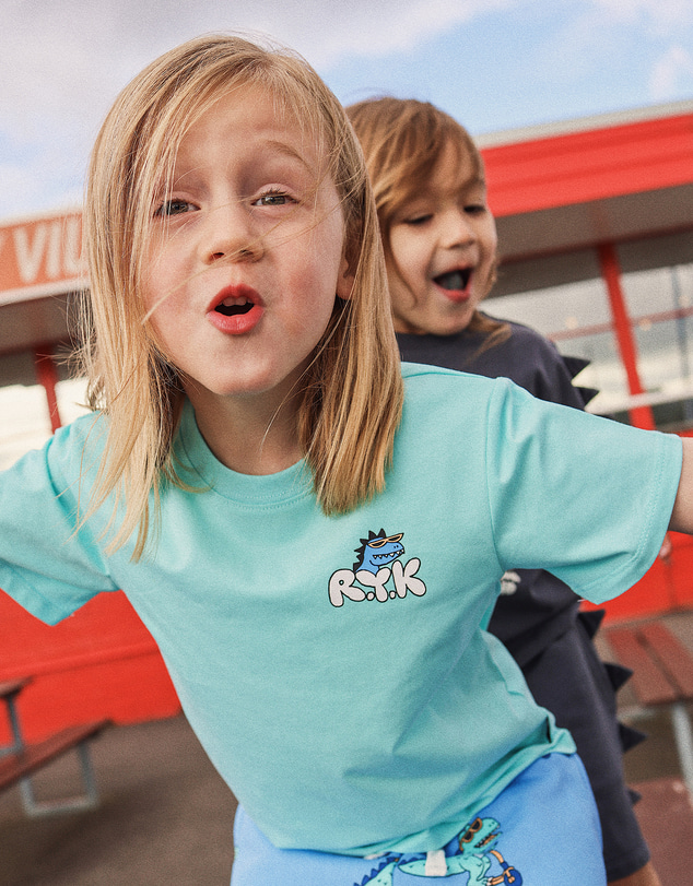 Rock Your Kid - Jet Tee in Aqua Sea