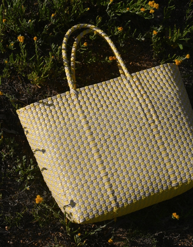 Mimmi Terra - Woven Eco Tote Limone
