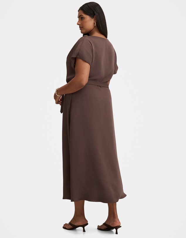 Forever New Curve - Kylee Curve Button Neck Dress