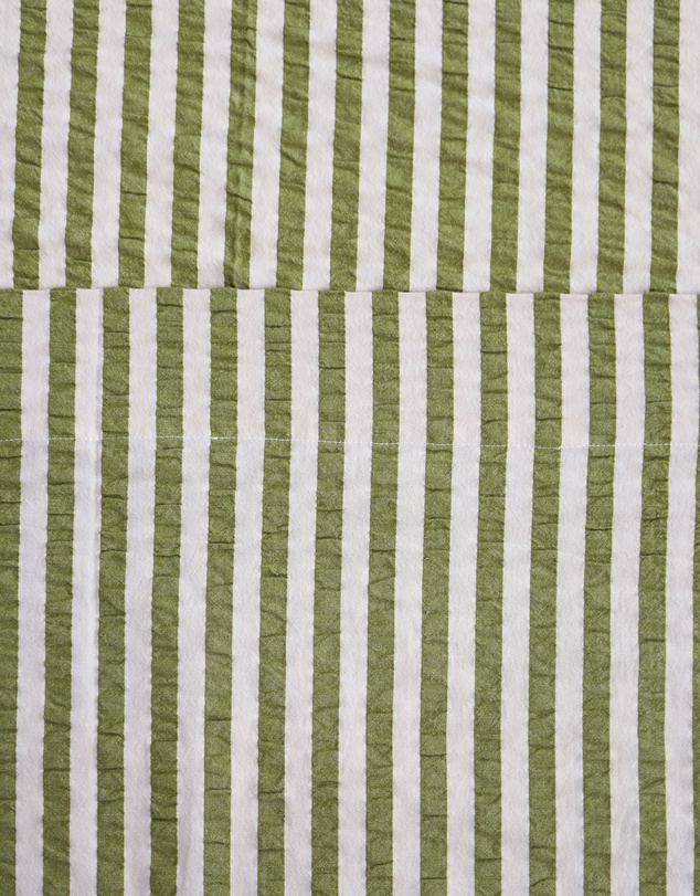 Mosey Me - Seersucker Stripe Flat Sheet