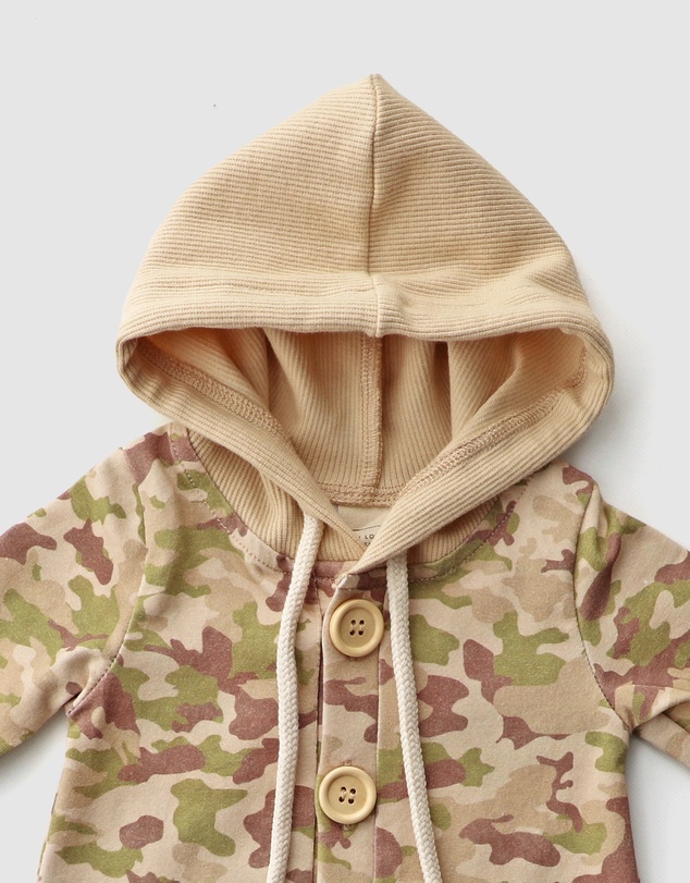 WITH LOVE FOR KIDS - Hooded All In One - Babies