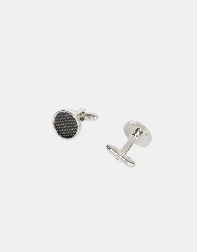 Van Heusen - Circle Black Cufflinks