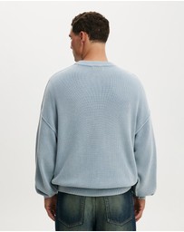 Cotton On - Washed Graphic Crew Knit