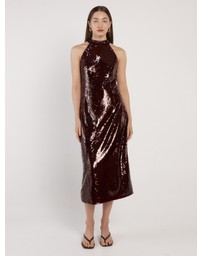 Fate + Becker - Juliette Sequin Halter Dress