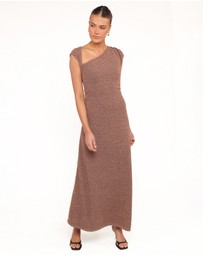Petal & Pup - Talisa Midi Dress - Brown Marle
