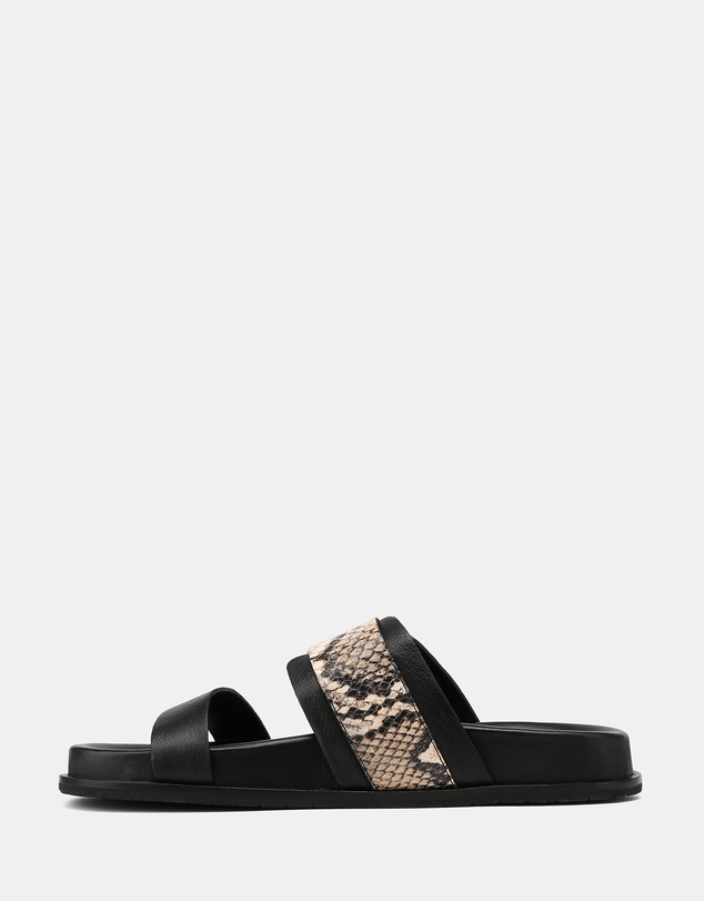 Wittner - Elsa Snake Print Leather Sandals