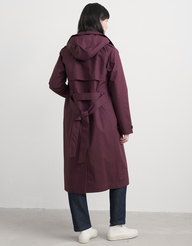Seasalt - Seasalt Cornwall Purple Penweathers Trench Coat