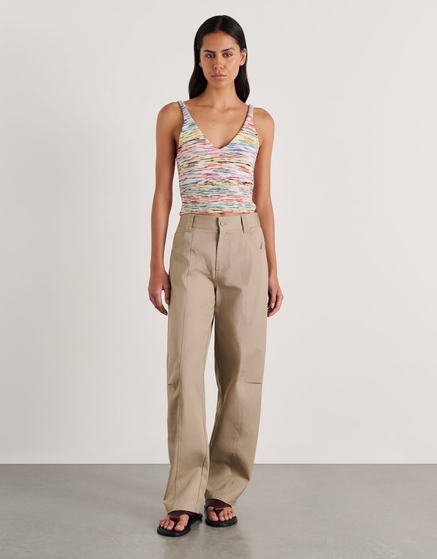 Jag - Pia Canvas Barrel Pant