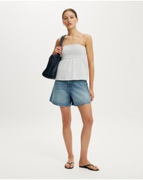 Cotton On - High 90 S Denim Short