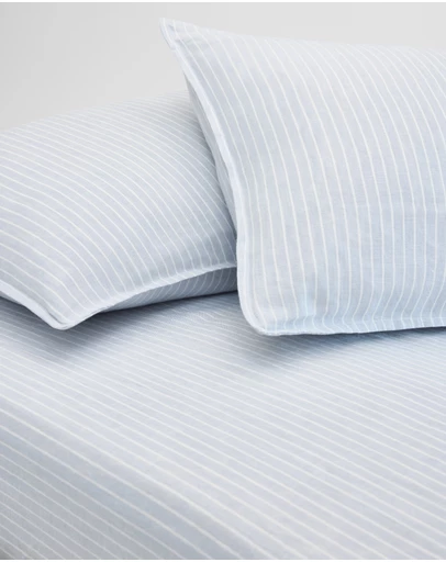 Country Road - Skye Linen King Fitted Sheet