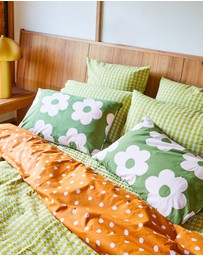 Mosey Me - Citrus Seersucker Fitted Sheet