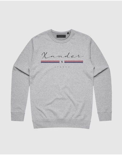 Xander - Grid Crewneck - Youth