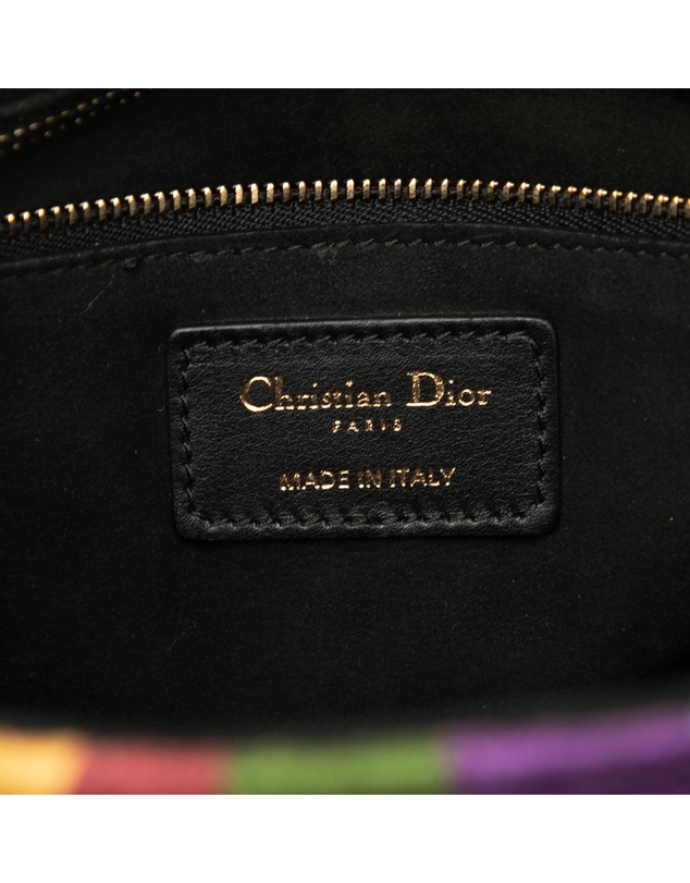 Pre-Loved by Azura Reborn - Pre-Loved Medium Canvas Beaded and Embroidered Tarot Judgment Lady Dior
