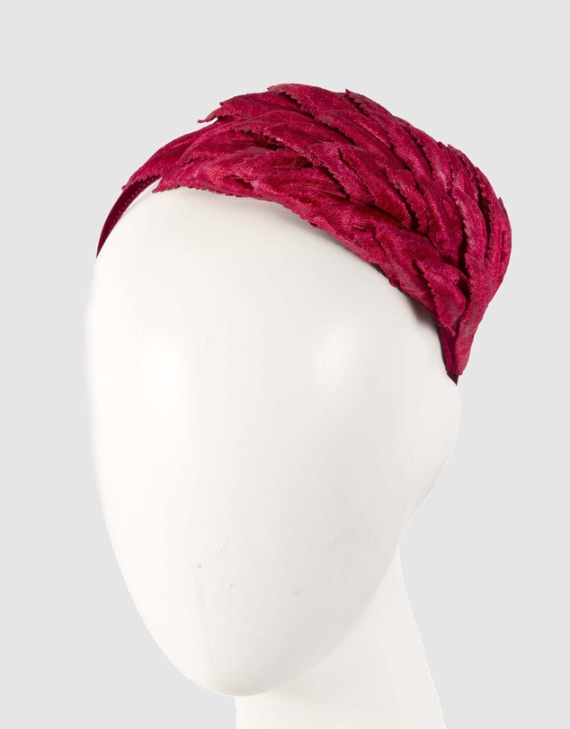 Max Alexander - Small red fascinator headband