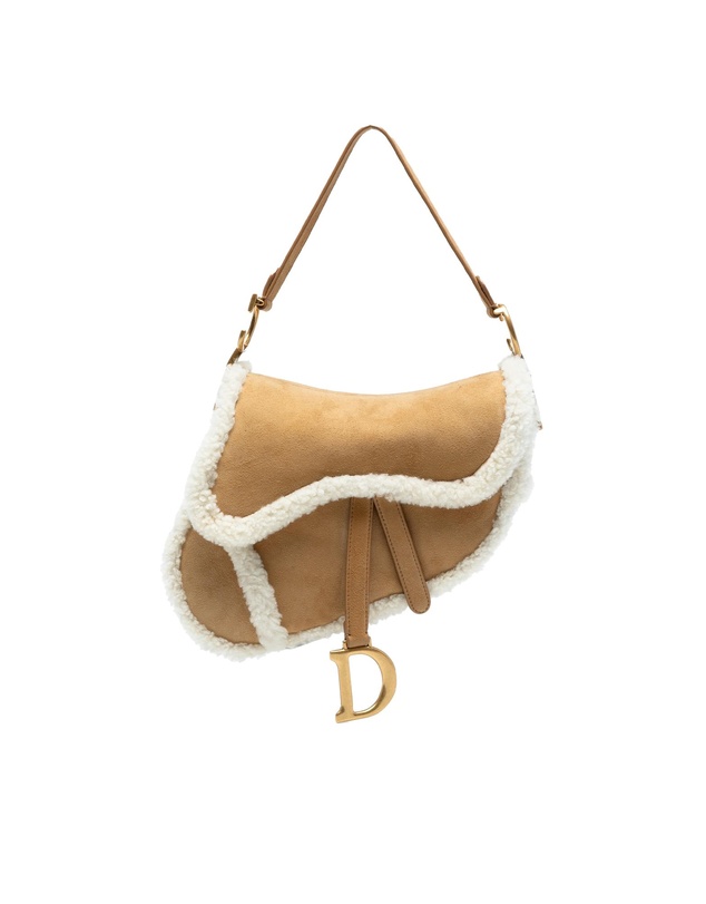 Pre-Loved by Azura Reborn - Pre-Loved Shearling Suede Saddle Bag