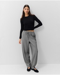 UNISON - Merino Drape Detail Top