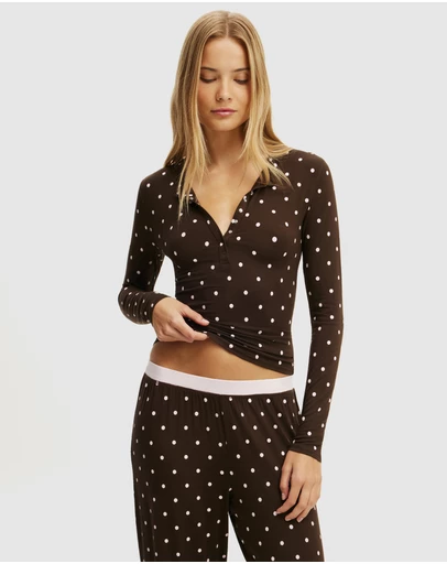 Cotton On Body - Airy Soft Lounge Henley