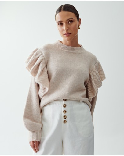 Womens Jumpers Cardigans Great Plains Teddy Long Sleeve