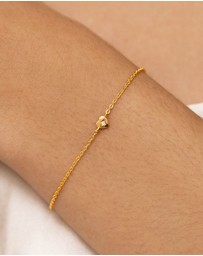 SAINT VALENTINE - Mini Heart Bracelet - Gold