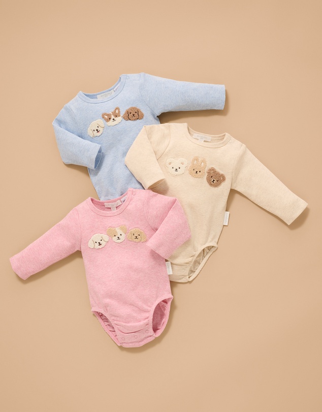 Purebaby - Applique Bodysuit-Kids-Babies