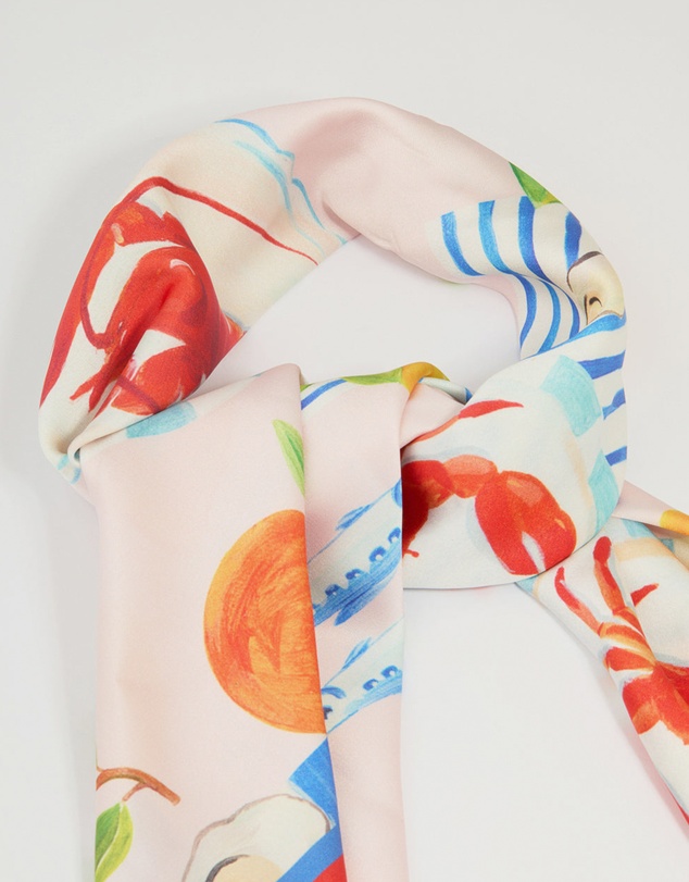 Lovisa - Summer Food Print Fabric Scarf