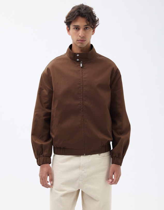 AERE - Organic Cotton Bomber Jacket