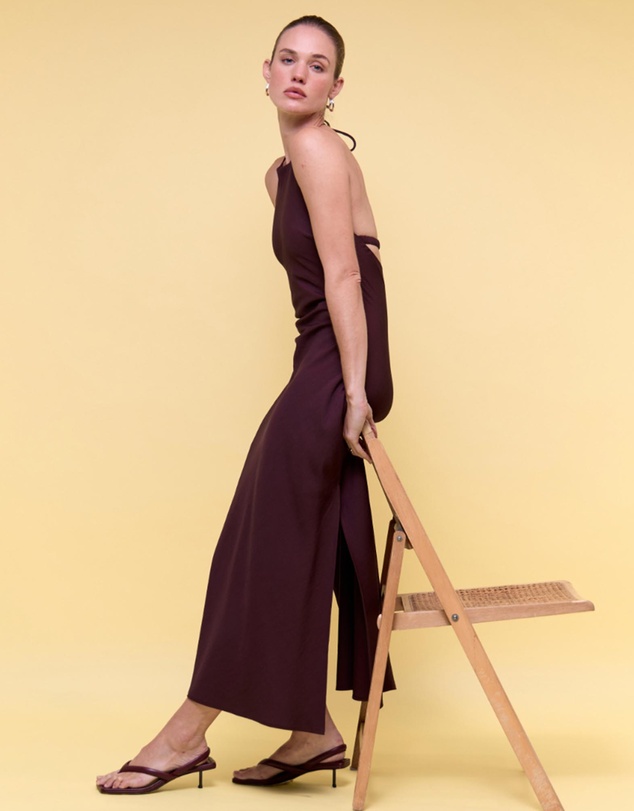 Staple the Label - Elira Halter Midi Dress