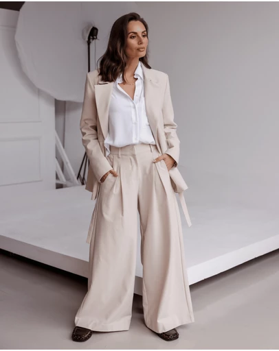 ALEXANDRA - Bali Pants Beige
