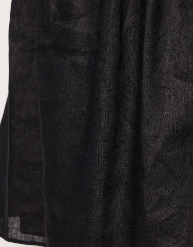AERE - Amba Shirred Linen Mini Dress