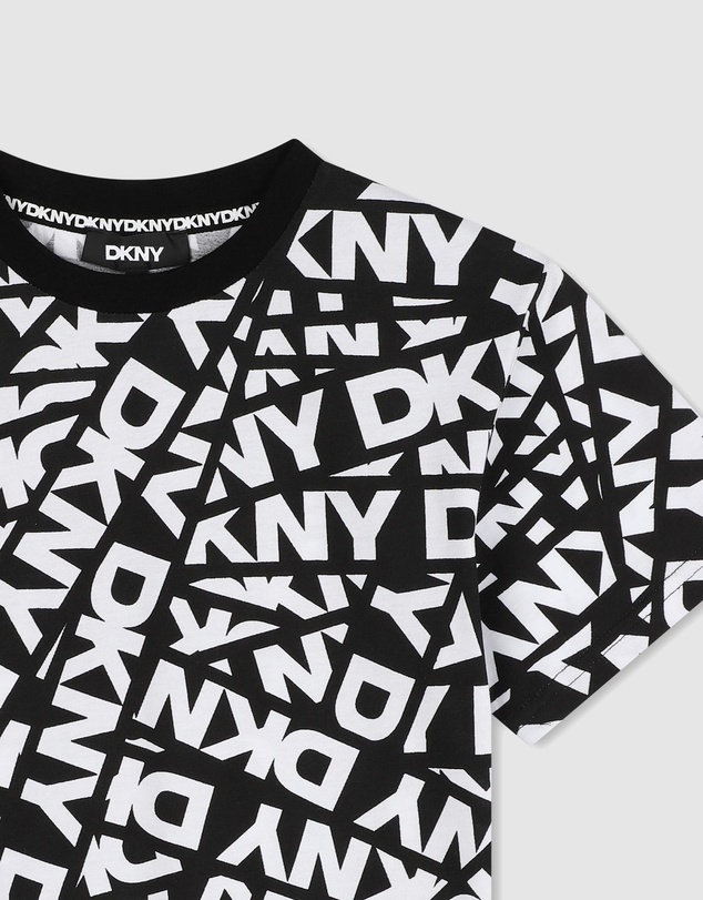 DKNY - Logo Short Sleeve T-Shirt - Kids-Teens